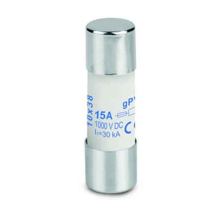 Smältsäkringsins 15A 10x38mm (Rexel)