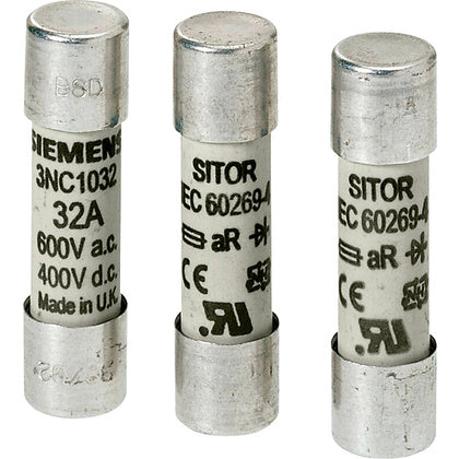Cyl.säkring aR 10x38 6A 600V (Rexel)