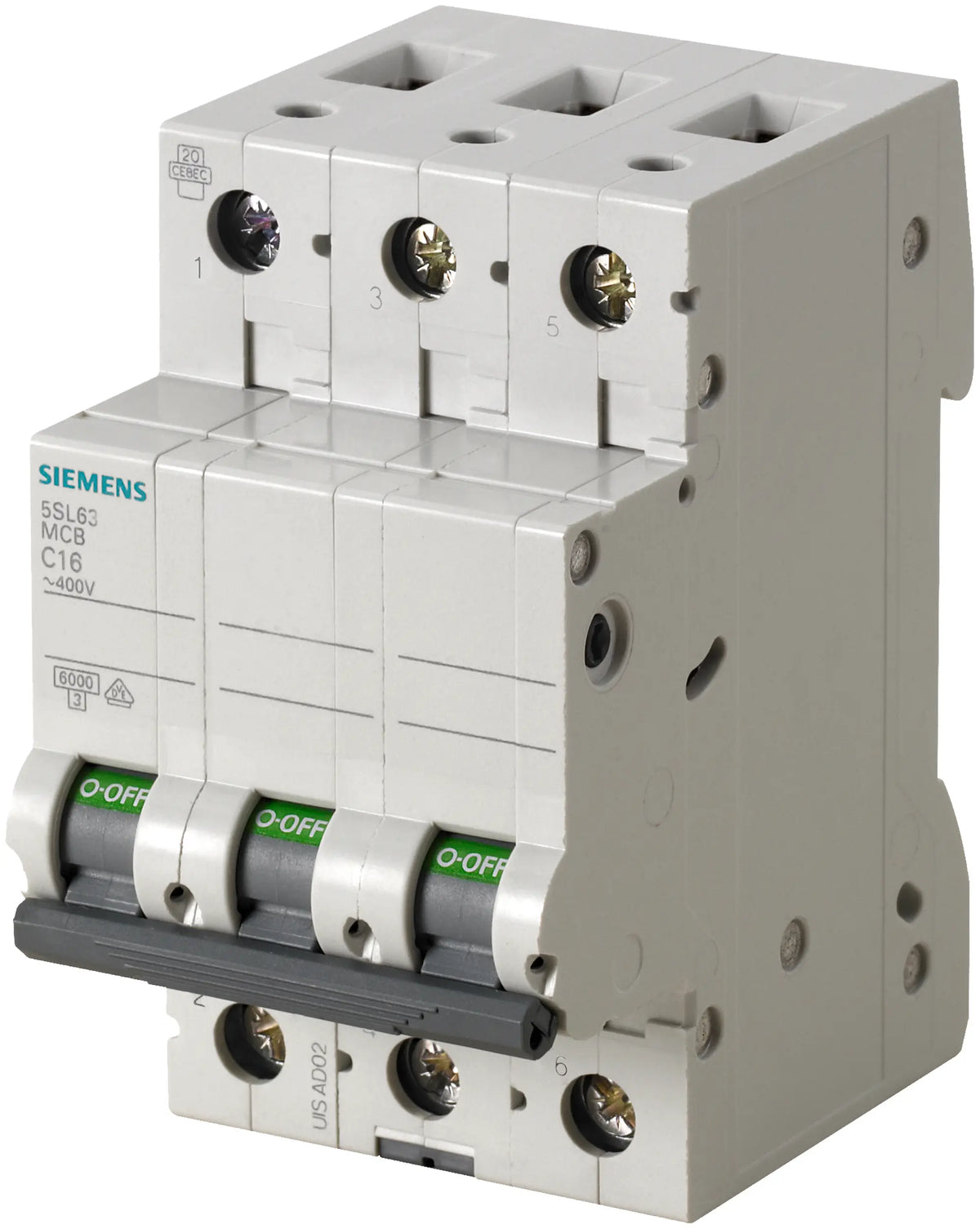 Siemens C50 3-pol dvärgbrytare 6kA (Skårebo)