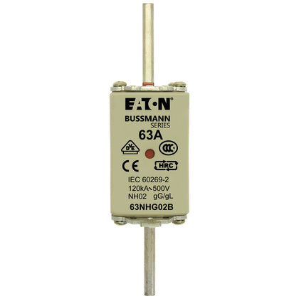 Säkring NH 63A 500V GL/GG 02 (Rexel)