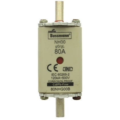 Knivsäkr NH 80A 500V GG 00 (Rexel)
