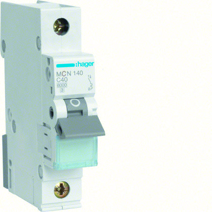Minibrytare 1-P 40A C 6kA (Rexel)