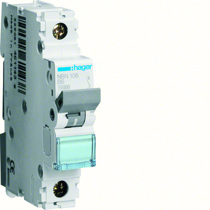 Minibrytare 1-P 6A B 10kA (Rexel)
