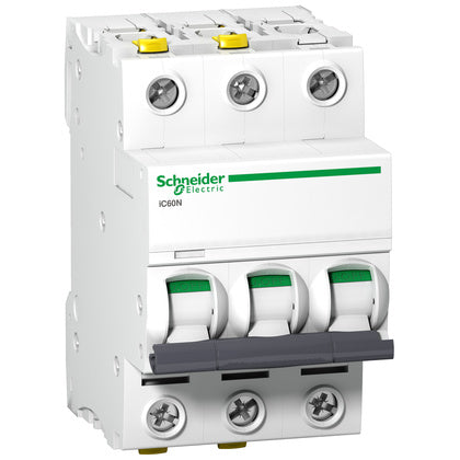 Dvärgbrytare iC60N 3P D2A (Rexel)