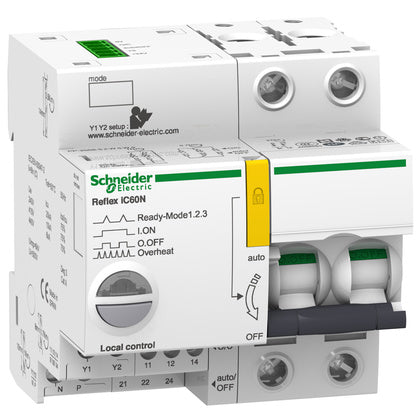 Dvärgbr/kont iC60N Ti 2P C25A (Rexel)