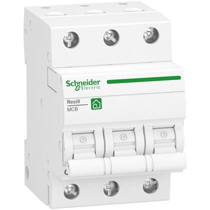 Dvärgbrytare Resi9 3P C10A (Rexel)