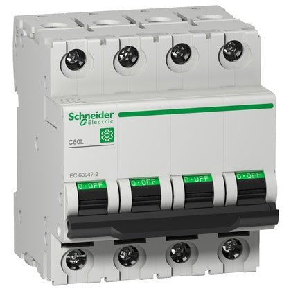 Dvärgbr M9 C60L 4P C2A 25kA (Rexel)