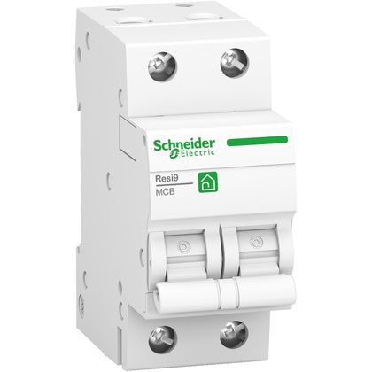 Dvärgbryt Resi9 2P 6kA C10A (Rexel)