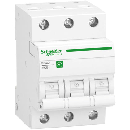 Dvärgbrytare Resi9 3P 6kA B25A (Rexel)
