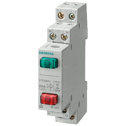 TRYCKKN 20A 1S/1S 2 TR 2 LAMP 5TE4840 (Rexel)