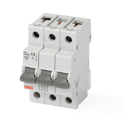 MINIBRYTARE B 3P 6A 10kA GS (Rexel)