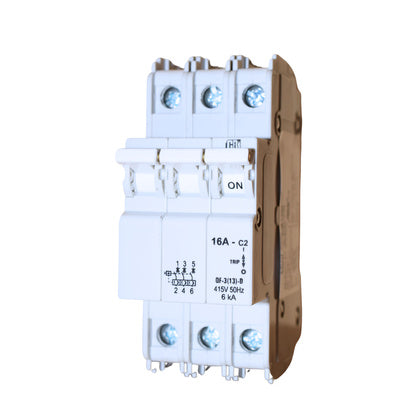 Minibrytare 3-pol 16A (Rexel)