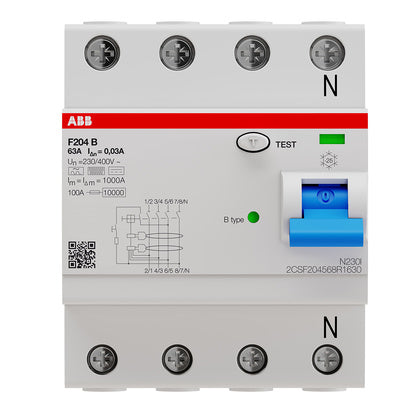 JFB TYP B 4-P 63A 30mA (Rexel)