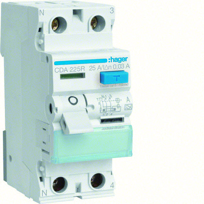 Jordf br 2-P 25A 30mA (Rexel)
