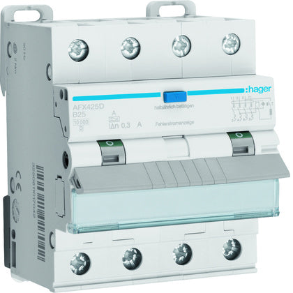 Personskbr 4P 10kA B25A 300mA (Rexel)