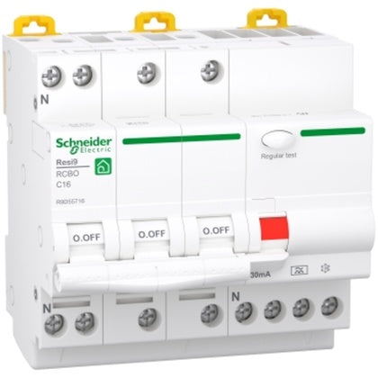 Persskbr. R9 3P+N C16A 30mA A (Rexel)