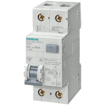 Pers bryt 30mA 6kA 1P+N B 20A (Rexel)