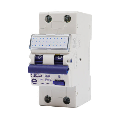 PSB/RCBO 10kA 2P C16A 30mA (Rexel)