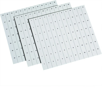 Märkremsa 13 moduler (Rexel)
