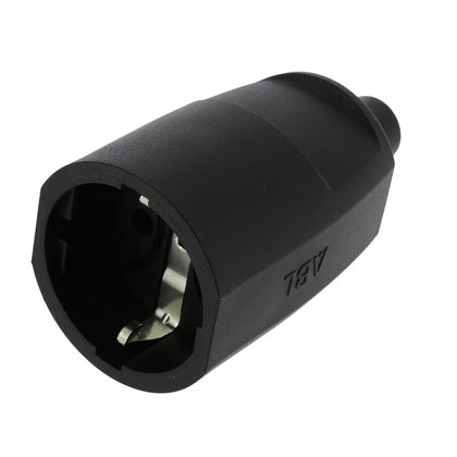 Skarvuttag Svart PVC jord (Rexel)