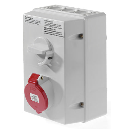 UB 332-6S BLOCKERADE UTTAG 32A (Rexel)