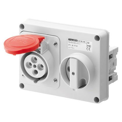 BLOCK UTTAG 432-6 IP44 (Rexel)