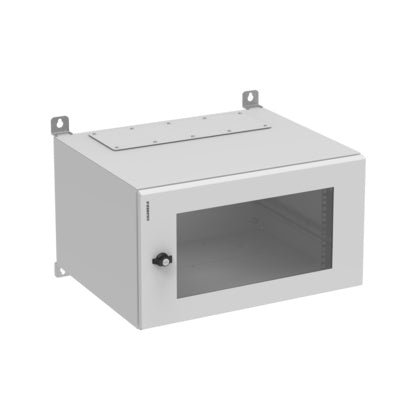 Väggskåp IP55 6HE 500dj glas (Rexel)