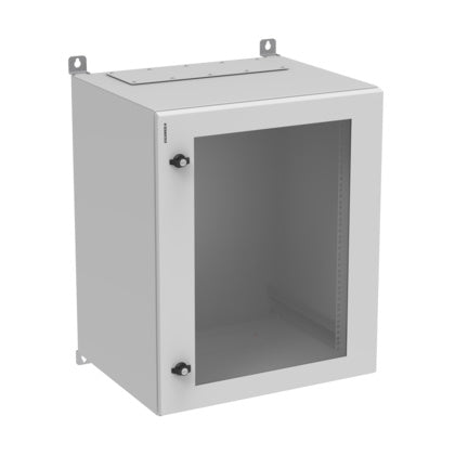 Väggskåp IP55 15HE 500dj glas (Rexel)