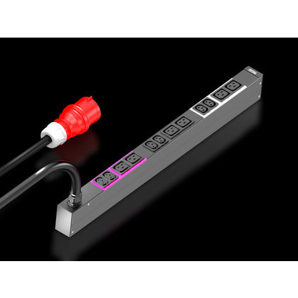 PDU basic 16A/3P 6xC13+6xC19 (Rexel)