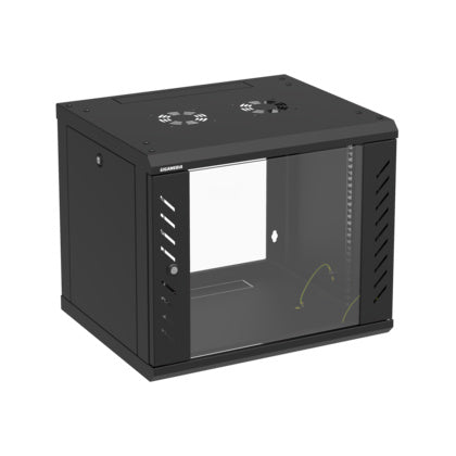 Väggskåp 9HE flatp 600x500 sv (Rexel)