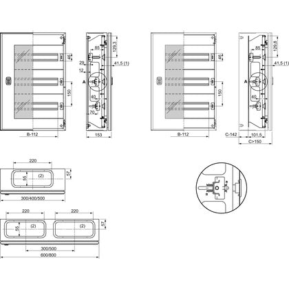 NORMINSATS 48 MOD 600X400 MM (Rexel)
