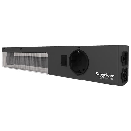 LED skåpbelys 120/230V m uttag (Rexel)