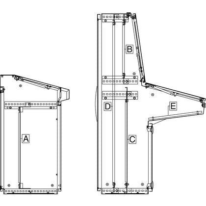 MONTAGEPLÅT 397X705 (Rexel)