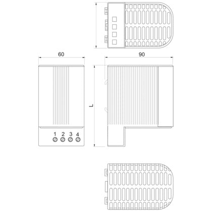 VÄRMEELEMENT PTC 147W 12-36V (Rexel)