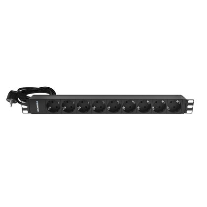 STRÖMPANEL 19" 9 UTTAG (Rexel)