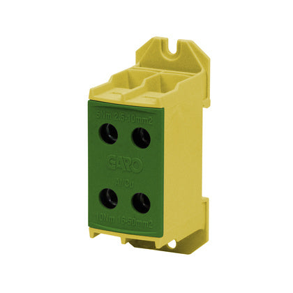 PLINT GUL/GRÖN 50mm² Al/CU 2P (Rexel)