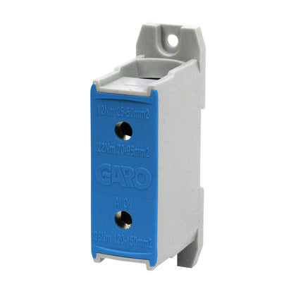 PLINT BLÅ 150mm² Al/CU 1P (Rexel)