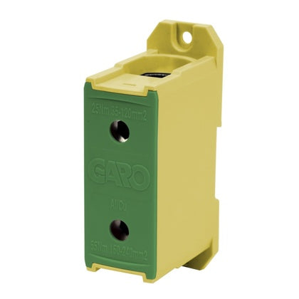PLINT GUL/GRÖN 240mm² Al/CU 1P (Rexel)