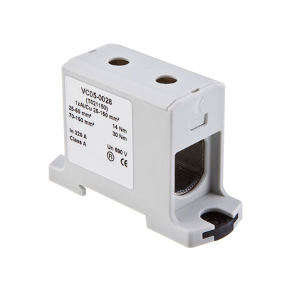 Plint Grå 25-150mm² Al/Cu (Rexel)