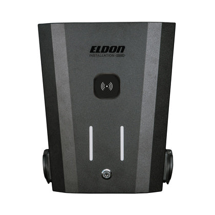 Laddbox 2x22kW RFID Ösp (Rexel)
