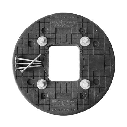Adapter 160x160mm stolpe 1Base (Rexel)
