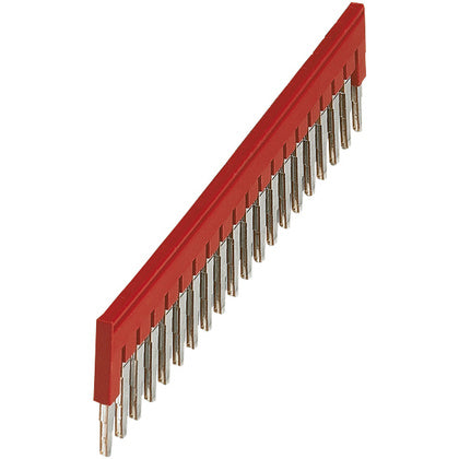 Överkoppl 20pol  4mm²  röd (Rexel)
