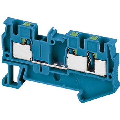 Push-in plint  3 pol 4mm² blå (Rexel)