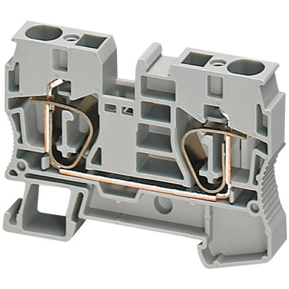 Bladfj plint 2 pol 10mm² grå (Rexel)