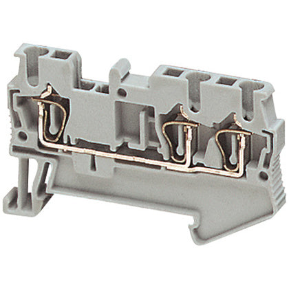 Bladfj plint 3 pol 2,5mm² grå (Rexel)