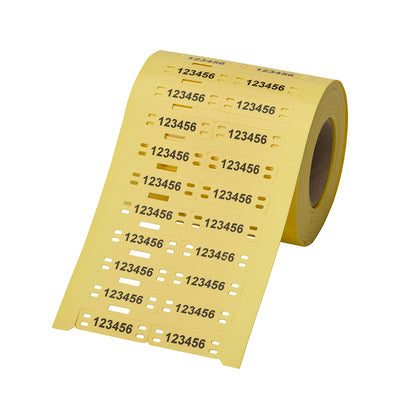 Kabeletikett PUR 35X10Vit 2H (Rexel)