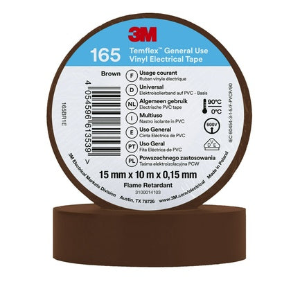 Märktejp T165 15x10 Brun (Rexel)