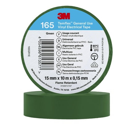 Märktejp T165 15x10 Grön (Rexel)