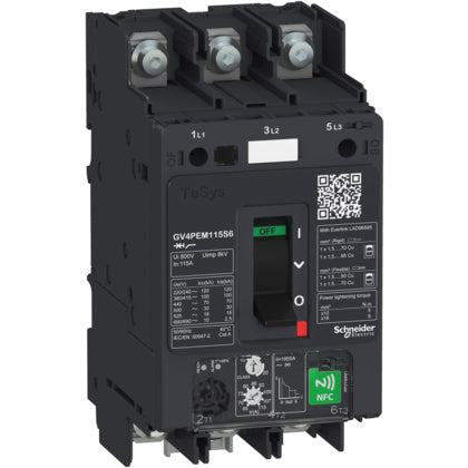 Motorskyddsbryt 65-115A 50kA V (Rexel)