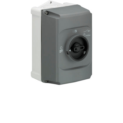KAPSLING IB132-G GY/BK IP65 (Rexel)